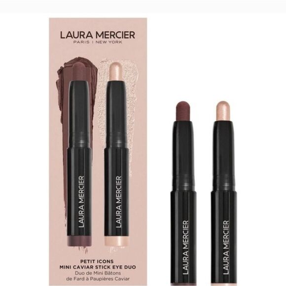 Laura Mercier Petit Icons Mini Caviar Stick Eye Duo - Picture 2 of 10